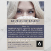 Blond Model, Modelagentuur, Model Agent Flyer (Voorkant)