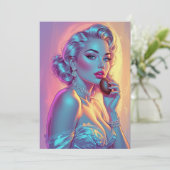 Blond Pauper Chocolate Ei Feestdagenkaart (Staand voorkant)