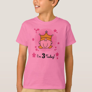 Blond Princess 3rd Birthday T-shirt