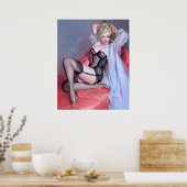 Blond Reclining Poster (Cuisine)