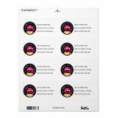 Blond Rocking Big Sister Etiket (Full Sheet)