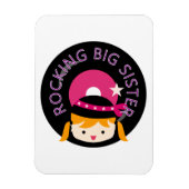Blond Rocking Big Sister Magneet (Verticaal)
