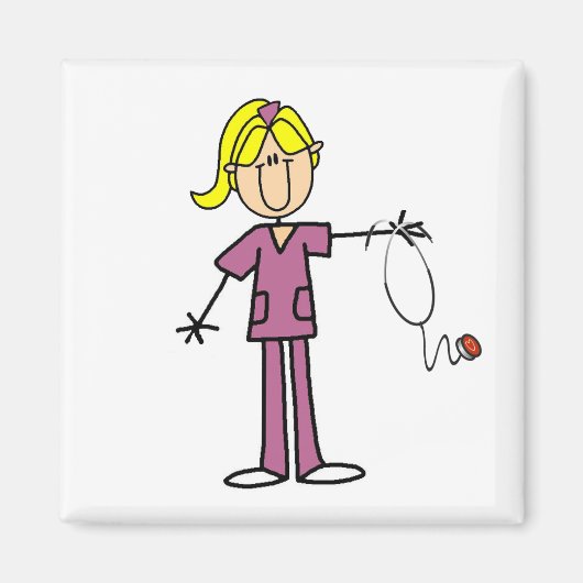 Blond Vrouw Magneet (Voorkant)