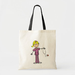 Blond Vrouw Tote Bag