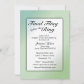 Blond Weed Bachelorette Party - Uitnodiging (Achterkant)