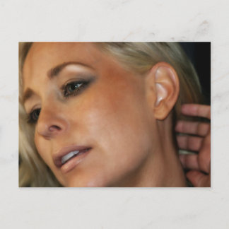 Blond Woman Briefkaart