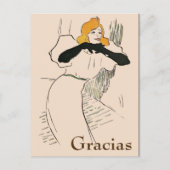 Blond Woman, Gracias, modifier le texte Carte post (Devant)