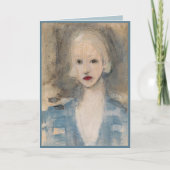 Blond Woman, Helene Schjerfbeck Kaart (Voorkant)