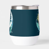 Blond Zeemeermin Maan Fantasy Art Deco (Links)