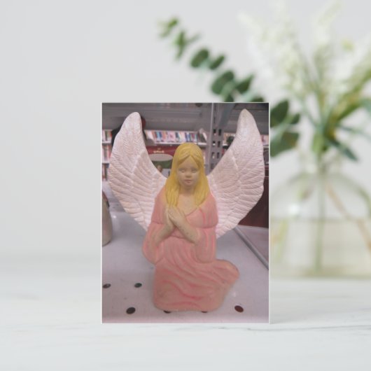 Blonde Angel Briefkaart (Staand voorkant)