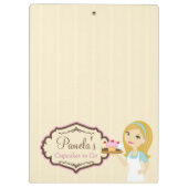 Blonde Baker Cupcake D12 klembord 1 (Achterkant)