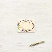 Blonde Baker Cupcake D12 Post it Notes pad 1 (Op bureau)