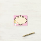 Blonde Baker Cupcake D12 Post it Notes Pad 2 (Op bureau)