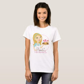 Blonde Baker Cupcake D12 T-Shirt Design 1 (Devant entier)