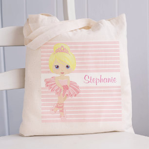 Blonde Ballerina Sac fourre-tout à deux côtés
