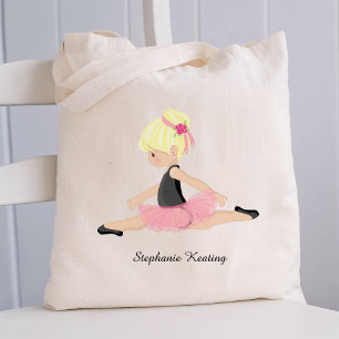 Blonde Ballerina Sac fourre-tout personnalisé