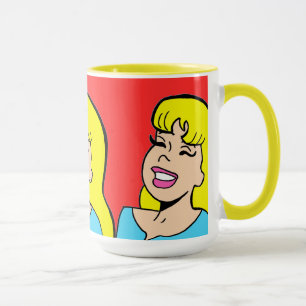 Blonde Bombshell Bande dessinée Bande de café Mug