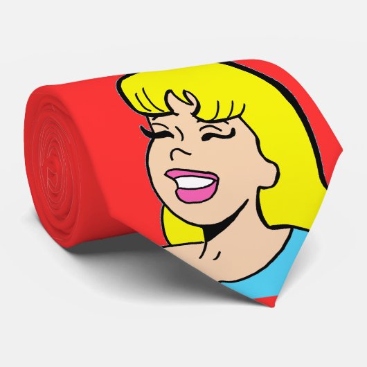 Blonde Bombshell Bande dessinée Cravate (Roulé)