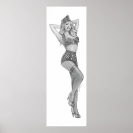 Blonde Bombshell Poster