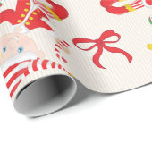 Blonde Boy Elf personaliseren Cadeaupapier (Rol Hoek)