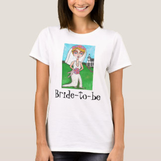 Blonde Bride & Bling - T-shirt mariée à être