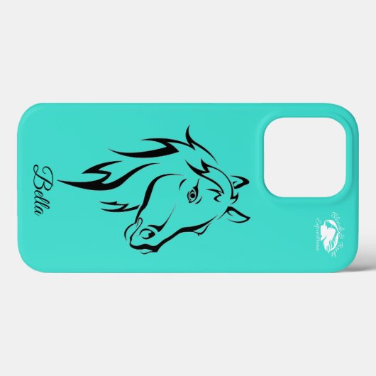 Blonde & Broke Equestrian - iPhone / coque ipad (Verso (horizontal))