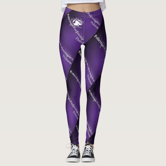 Blonde & Broke - FPH-Leggings - Witte Logo Leggings (Voorkant)