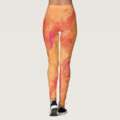 Blonde & Broke - Gepatterde Leggings - Witte Logo (Achterkant)