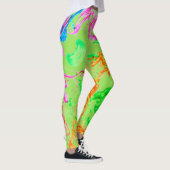 Blonde & Broke - Gepatterde Leggings - Witte Logo (Rechts)