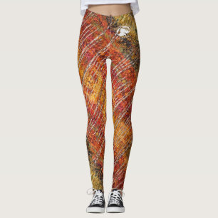 Blonde & Broke - Gepatterde Leggings - Witte Logo