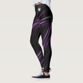 Blonde & Broke - Gepatterde Leggings - Witte Logo (Links)