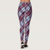 Blonde & Broke - Gepatterde Leggings - Witte Logo (Achterkant)