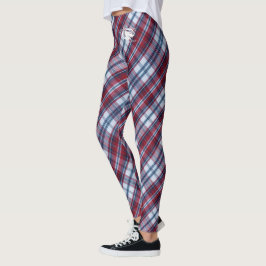 Blonde & Broke - Gepatterde Leggings - Witte Logo