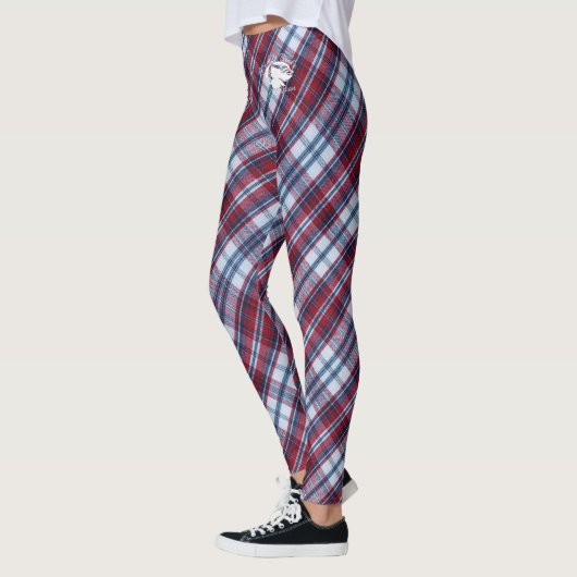 Blonde & Broke - Gepatterde Leggings - Witte Logo (Links)