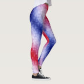 Blonde & Broke - Gepatterde Leggings - Witte Logo (Rechts)