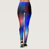 Blonde & Broke - Gepatterde Leggings - Witte Logo (Achterkant)