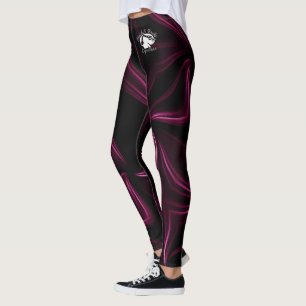 Blonde & Broke - Gepatterde Leggings - Witte Logo