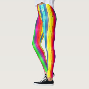 Blonde & Broke - Gepatterde Leggings - Witte Logo