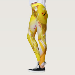 Blonde & Broke - Gepatterde Leggings - Witte Logo