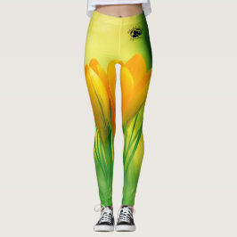 Blonde & Broke - Gepatterde Leggings - Zwarte Logo