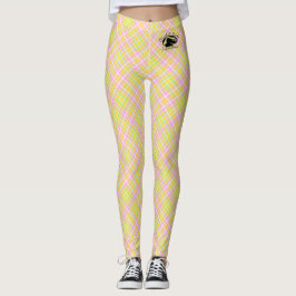 Blonde & Broke - Gepatterde Leggings - Zwarte Logo