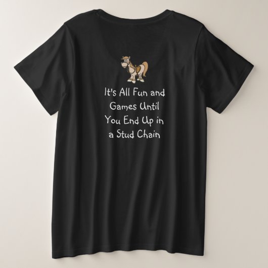 Blonde & Broke - Humour - Logo Blanc - Plus Taille (Design dos)