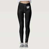 Blonde & Broke - Leggings à motifs - Logo Blanc (Devant)