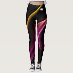 Blonde & Broke - Leggings à motifs - Logo Blanc