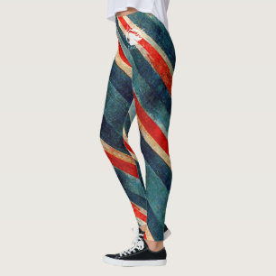 Blonde & Broke - Leggings à motifs - Logo Blanc