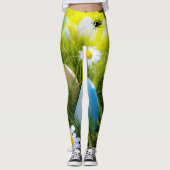 Blonde & Broke - Leggings à motifs - Logo noir (Devant)