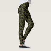 Blonde & Broke - Leggings Camouflage Vert (Droite)