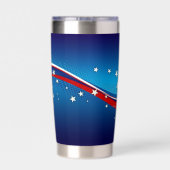 Blonde & Broke - Waterfles Geïsoleerde Drinkbeker (Achterkant)