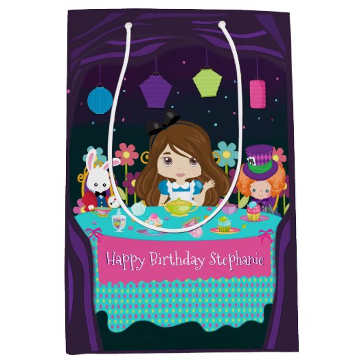 Blonde Brunette - Tea Party Medium Gift Bag Medium Cadeauzakje (Voorkant)