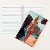 Blonde christina hendricks Carnet de marche (À l'intérieur)